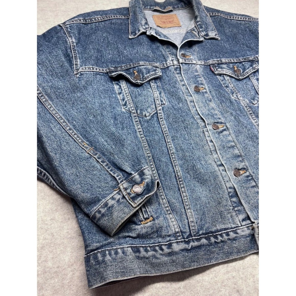 Levi's 70507-4890 Denim Jacket Mens XXL Blue Rare Vintage Made in USA Trucker - Picture 7 of 11